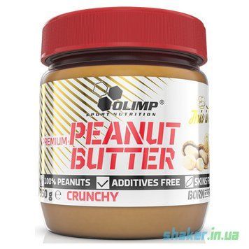 Натуральна арахісова паста Olimp Premium Peanut Butter 350 г smooth