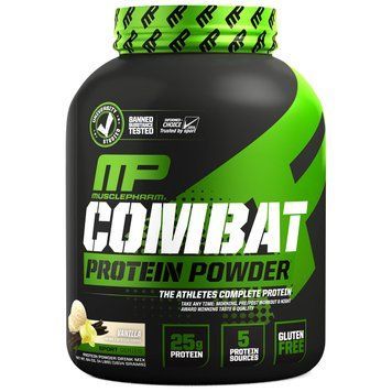 Комплексный протеин Muscle Pharm Combat Protein Powder 1800 г ваниль