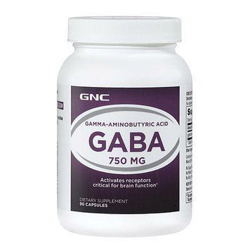 ГАМК GNC GABA 750 mg 90 капс гамма-аміномасляна кислота