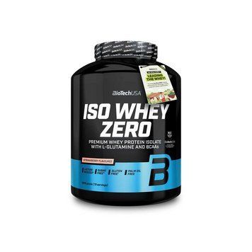 Сывороточный протеин изолят BioTech Iso Whey Zero 1816 г strawberry