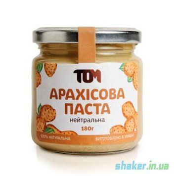 Натуральна арахісова паста ТОМ 180 г чорносливом