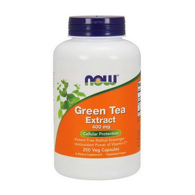 Екстракт зеленого чаю Now Foods Green Tea Extract 400 mg 250 капс