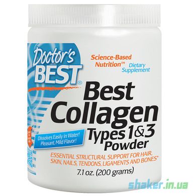 Колаген Doctor's BEST Collagen Powder 200 г unflavored