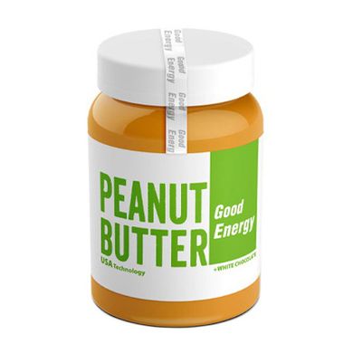 Арахісова паста Good Energy Peanut Butter 400 г white chocolate