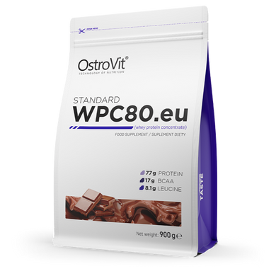 Сывороточный протеин концентрат OstroVit WPC80.eu 900 г chocolate dream