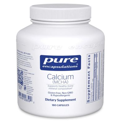 Кальций Pure Encapsulations (Calcium MCHA) 180 капсул
