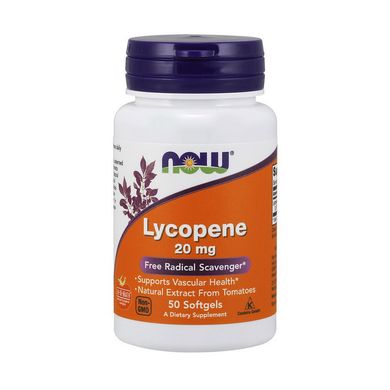 Лікопін Now Foods Lycopene 20 mg (50 капс)