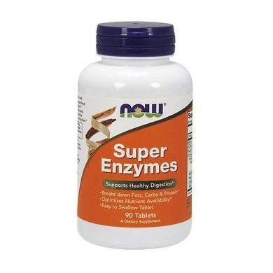Ферменты энзимы Now Foods Super Enzymes 90 табл