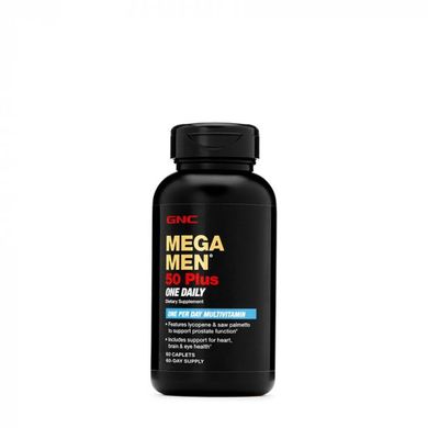 Витамины для мужчин GNC Mega Men 50 Plus One Daily 60 таблеток