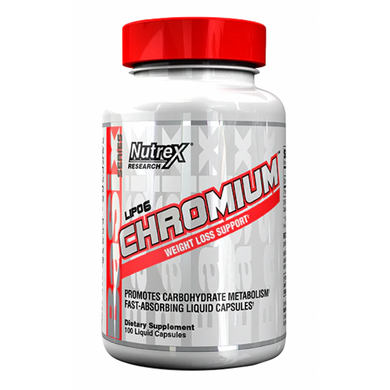 Хром пиколинат Nutrex Lipo-6 Chromium 100 капсул