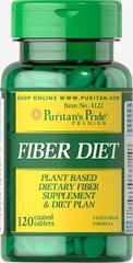 Харчові волокна Puritan's Pride Fiber Diet 120 таблеток
