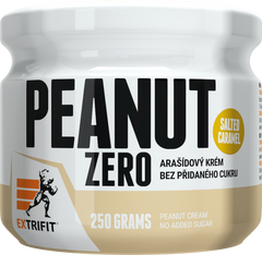 Арахисовая паста Extrifit Peanut Zero 250 грамм Соленая карамель