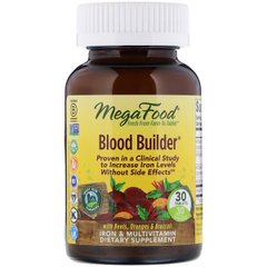 Витамины для очищения крови MegaFood Blood Builder 30 таблеток