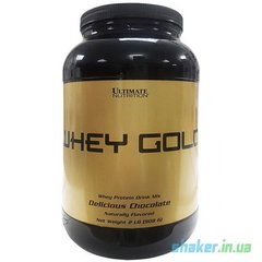 Сироватковий протеїн концентрат Ultimate Nutrition Whey Gold (908 г) delicious chocolate