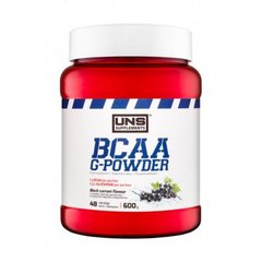 БЦАА UNS BCAA G-Powder 600г юсн з глютамином Black Currant