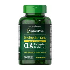 Кон'югована лінолева кислота Puritan's Pride Myoleptin 1500 mg CLA 90 капсул