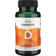 Вітамін Д Swanson Vitamin D 400 IU 250 капсул