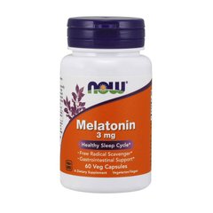Мелатонин Now Foods Melatonin 3 mg (60 капс) нау фудс