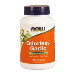 Екстракт часнику NOW Odorless Garlic 250 капс