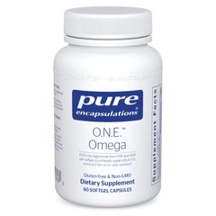Омега-3 жирные кислоты Pure Encapsulations ONE Omega 60 капсул