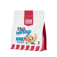 Сироватковий протеїн ізолят UNS Iso Whey (500 г) Banana and Strawberry Ice Cream