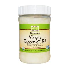 Органічне кокосове масло Now Foods Foods Organic Virgin Coconut Oil Natural 355 мл