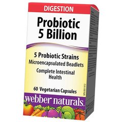 Пробиотик Webber Naturals Probiotic 5 Billion 60 капсул
