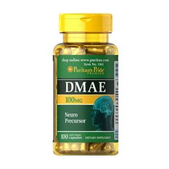 Діметіламіноетанол Puritan's Pride DMAE 100 mg 100 капсул