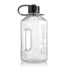 Пляшка для води Alpha Bottle XXL Water Jug (2400 мл) Clear - Black Strap