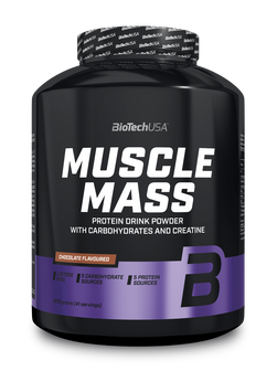 Гейнер для набору маси BioTech Muscle Mass 2270 г шоколад