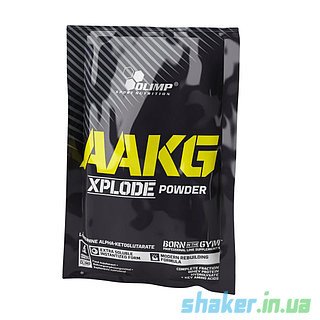 L-аргінін альфа-кетоглютарат Olimp AAKG Xplode (150 г) ААКГ orange