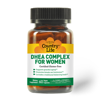 Дегидроэпиандростерон DHEA, Country Life, для мужчин, 60 капсул