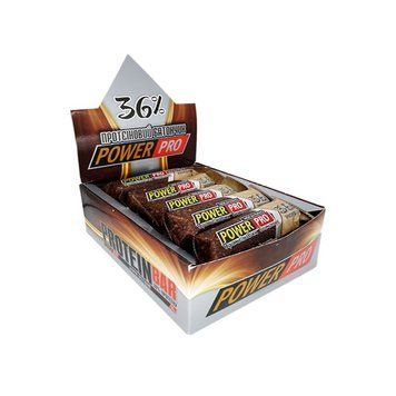Протеїновий батончик Power Pro Protein Bar 36% 20 x 60 грам Мокачино