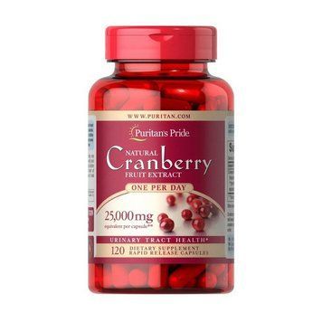Журавлина екстракт Puritan's Pride Cranberry Extract 25000 mg 120 капсул