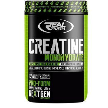 Креатин моногідрат Real Pharm Creatine 500 грам Вишневий лимонад