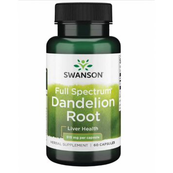 Корінь кульбаби Swanson Dandelion Root 515 mg 60 капсул
