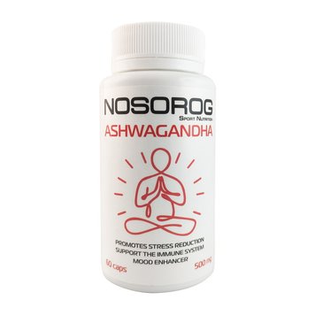 Ашваганда NOSOROG Ashwagandha 500 mg 60 капсул