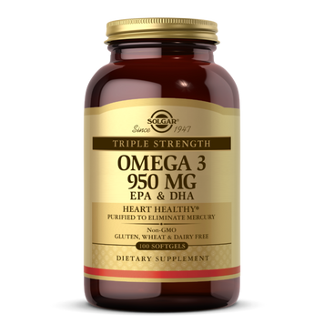 Риб'ячий Жир Омега 3 Solgar Omega-3 EPA & DHA 950 мг 100 желатинових капсул