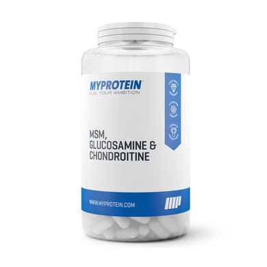 Глюкозамін хондроїтин МСМ MyProtein MSM, Glucosamine & Chondroitin 120 капс