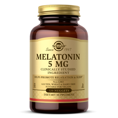 Мелатонін Solgar Melatonin 5 mg 120 таб