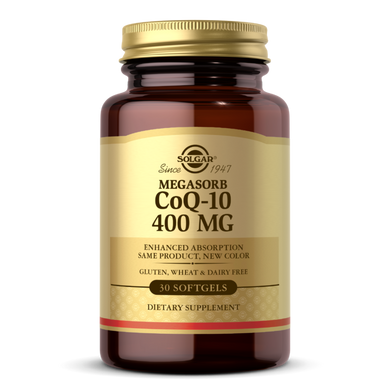 Коэнзим Q10 Мегасорб Solgar (Megasorb CoQ-10) 400 мг 30 капсул