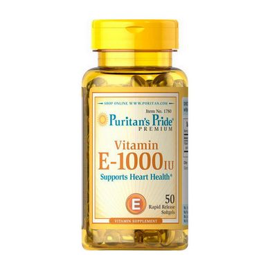 Витамин Е Puritan's Pride Vitamin E-1000 IU (50 капс)