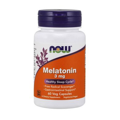 Мелатонин Now Foods Melatonin 3 mg 60 капс