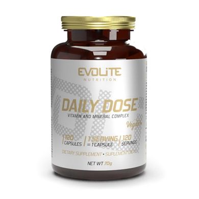 Комплекс вітамінів Evolite Nutrition Daily Dose 120 вег. капсул
