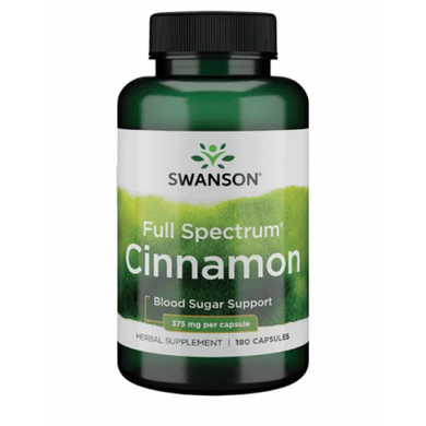 Экстракт корицы Swanson Full Spectrum Cinnamon 180 капсул