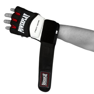 Рукавички для MMA PowerPlay 3075 Чорні-Білі XL