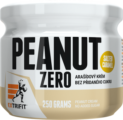 Арахисовая паста Extrifit Peanut Zero 250 грамм Соленая карамель