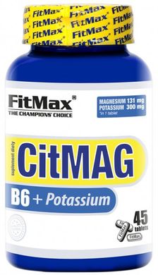 Комплекс вітамінів і мінералів FitMax CitMag B6 + Potassium 45 таблеток