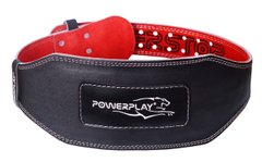 Пояс для тяжелой атлетики PowerPlay 5053 черно-красный S