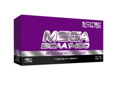 БЦАА Scitec Nutrition Mega BCAA 1400 120 капсул мега